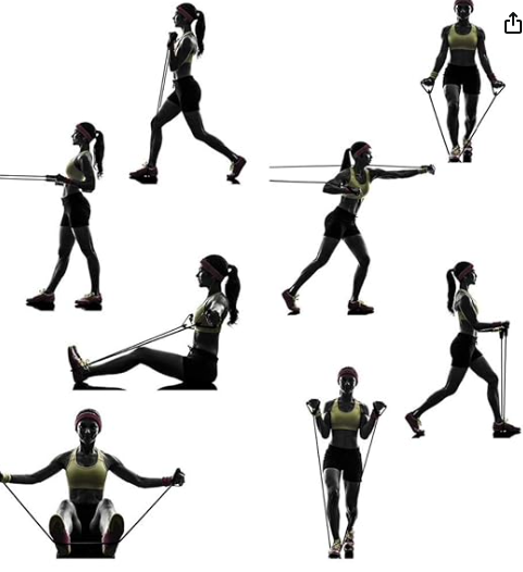 KIT DE BANDAS TUBULARES DE ENTRENAMIENTO + GUÍA PRACTICA DE EJERCICIOS CON TUS BANDAS